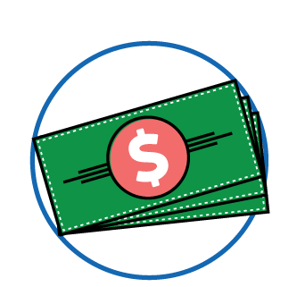 illustration of money